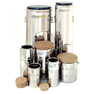 Stainless Steel vacuum insulated dewars for use with Liquid Nitrogen.
Features:

    Loss reducin